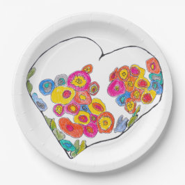 Cheerful Heart by Lydia's Art Sangria