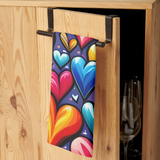 Cheerful Heart Mönster Kökshandduk