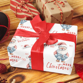 Cheerful Jultomten Ho Ho Ho God jul Presentpapper