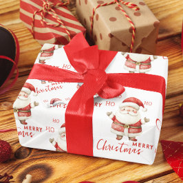 Cheerful Jultomten Ho Ho Ho God jul Presentpapper