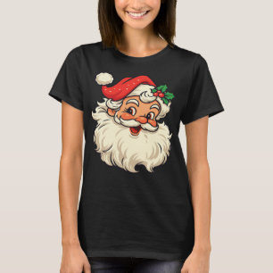Cheerful Jultomten med Jolly Smile T Shirt