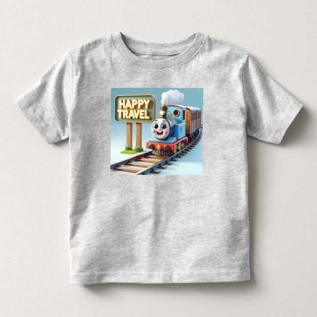 Cheerful Little Locomotive av Natasha Us T Shirt (Framsida)