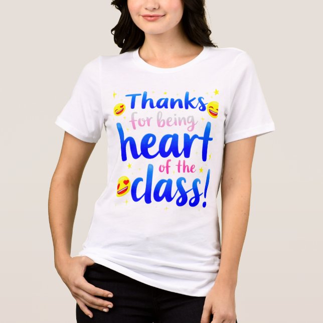 Cheerful Motivational Classroom-meddelande T Shirt (Framsida)