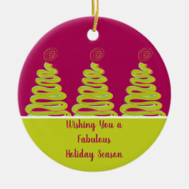 Cheerful och Bright Julgran Ornament