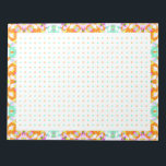 Cheerful Orange Dot Grid BuJo Productivity Planner Anteckningsblock<br><div class="desc">Sommar Cheerful Orange Rosa Dot Grid BuJo Planner Anteckningsblock för vuxnor och barn. Ett anteckningsblock för personer med ADHD eller som tycker om organisation och skapar listor för produktivitet. I glad och smart sommartid färg av orange, rosa och grönt. Ett rutnät som består av orange och grönt punkter för att...</div>