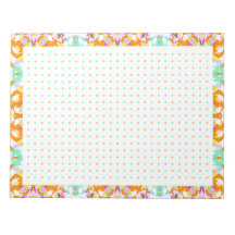 Cheerful Orange Dot Grid BuJo Productivity Planner