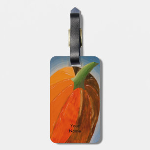Cheerful Pumpkin Bagagebricka