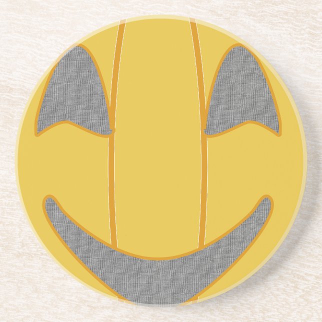 Cheerful Pumpkin Costume Design Halloween-Orange Underlägg (Framsidan)