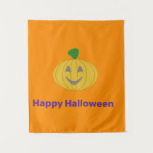 Cheerful Pumpkin Halloween-Orange
