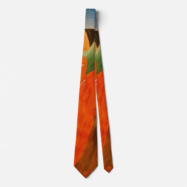 Cheerful Pumpkin Neck Tie Slips (Framsida)