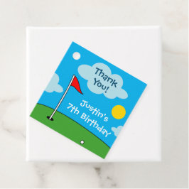 Cheerful putt putt mini golf barns födelsedag part gåvor etiketter