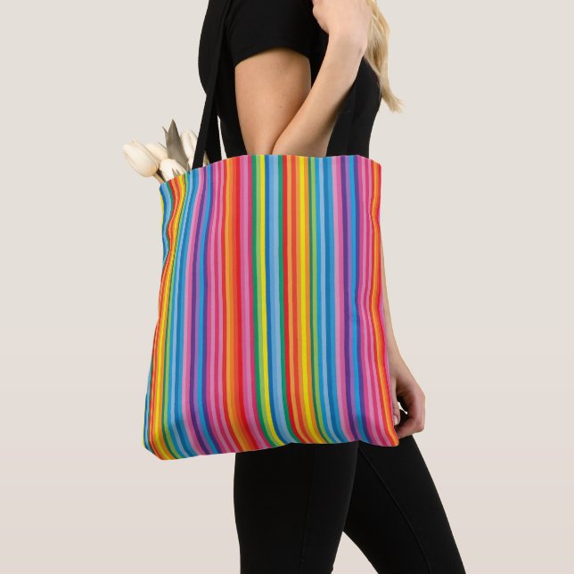 Cheerful Rainbow Rand Tygkasse (Närbild)