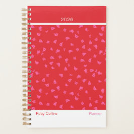 Cheerful Red Floral Modern