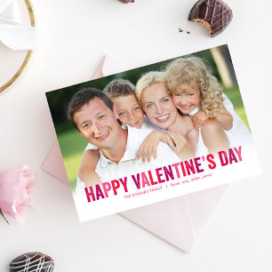 Cheerful Shades Valentine Day Foto Cards Julkort