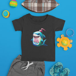Cheerful Shark Shampoo T Shirt