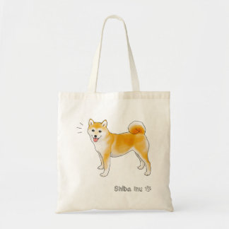 Cheerful Shiba Inu Hund Tygkasse