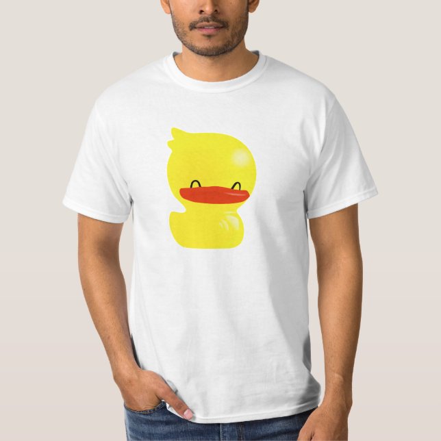 Cheerful Smiling Ducky T-Shirt (Framsida)