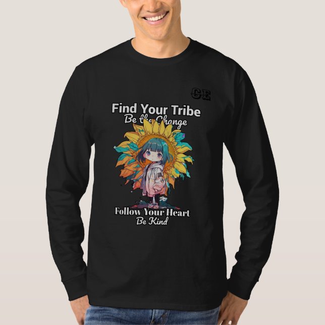 Cheerful Solrosartist T Shirt (Framsida)
