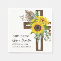 Cheerful Solrosrustic Summer Boho Baptism