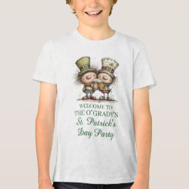 Cheerful St. Patrick’s Day Party Illustration T Shirt