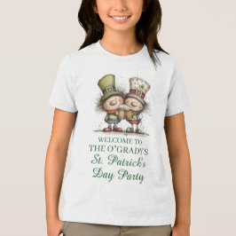 Cheerful St. Patrick’s Day Party Illustration T Shirt