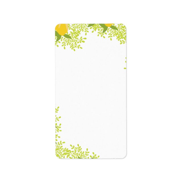 Cheerful Stationery Adressetikett (Framsidan)