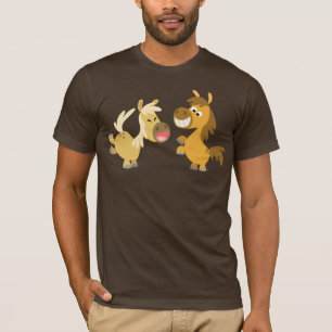 Cheerful Tecknad Ponies T-shirt