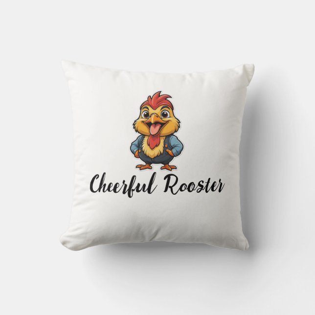 Cheerful Tupp Dekorativ kudde - Tecknad (Framsida)