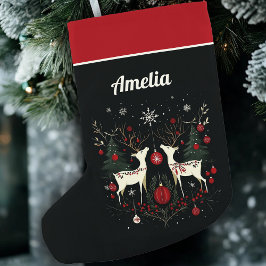 Cheerful Warm Scandinavian Nordic Julgran Liten Julstrumpa