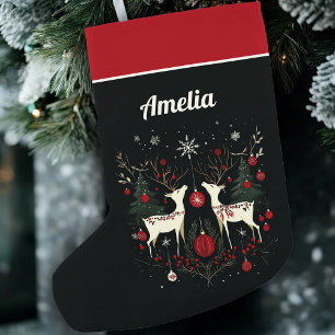 Cheerful Warm Scandinavian Nordic Julgran Liten Julstrumpa
