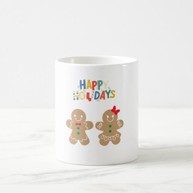 Cheerful Winter Mugg: Roligt Characters for Unga Kaffemugg (Center)