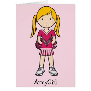 CheerGirl Hälsningskort