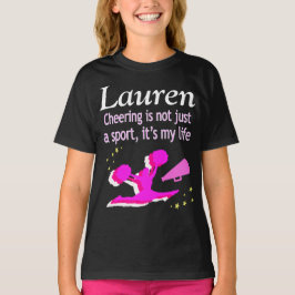 CHEERING ÄR MY LIFE PERSONLIG SWEATSHIRT TEE SHIRT