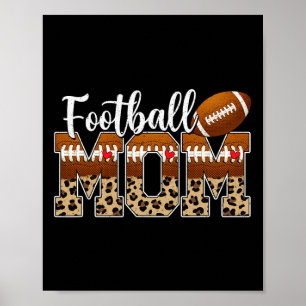 Cheering Boy i Mamma i Mors dag i fotboll Mamma Mo Poster