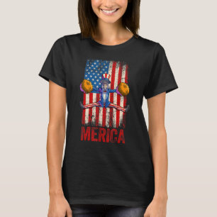 Cheering farbror Sam 4:e juli Boys Manar American T Shirt