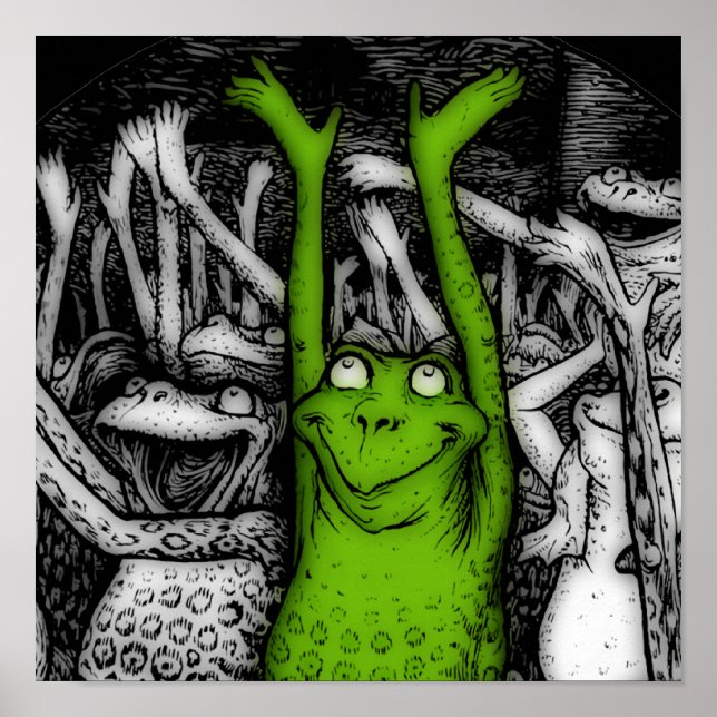 Cheering Frogs Poster (Framsidan)