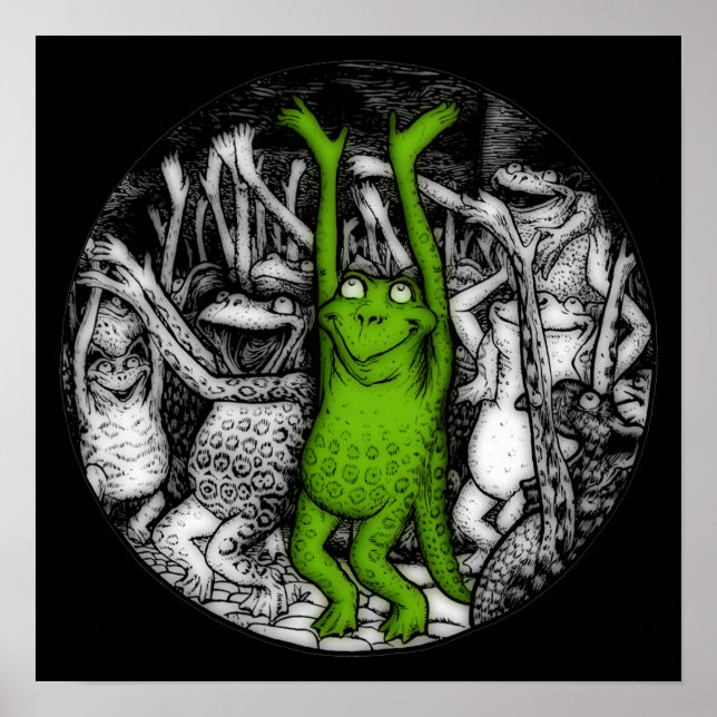 Cheering Frogs Poster (Framsidan)