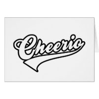 Cheerio Card