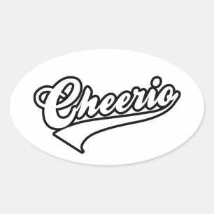 Cheerio Ovalt Klistermärke