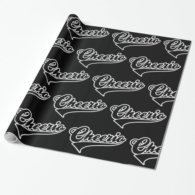 Cheerio Wrapping Papper Presentpapper (Utrullad)