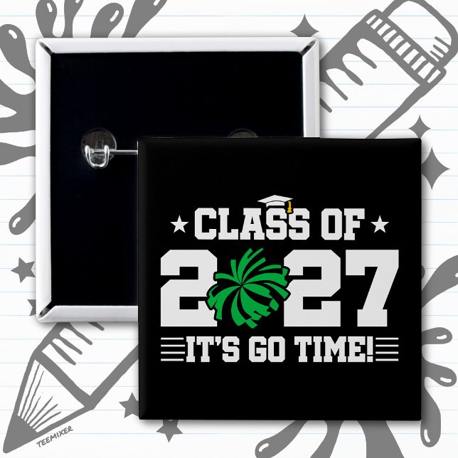 Cheerlagets examensfirande Dags Seniorklass 2027 Knapp (Skapare uppladdad)