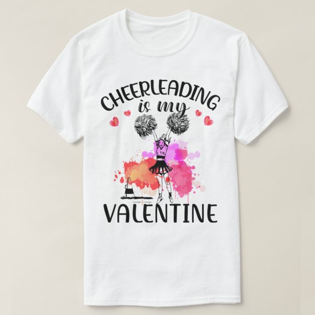 Cheerlead är min valentine TTA T Shirt (Design framsida)