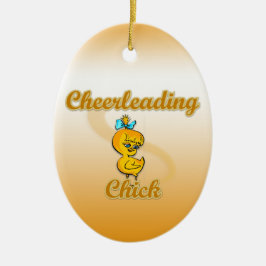 Cheerlead-Chick Julgransprydnad Keramik