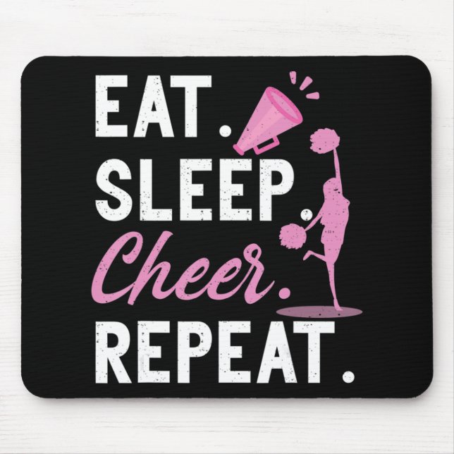 Cheerlead Dance Cheerledare Girls Eat Sömnslinga C Musmatta (Framsidan)