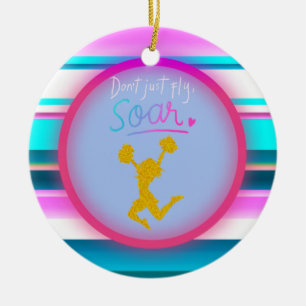 Cheerlead "Fly, Soar" Rand Julgransprydnad Keramik