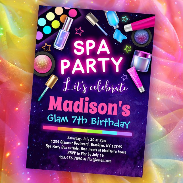 Cheerlead-Födelsedagsfest Inbjudningar (Skapare uppladdad)