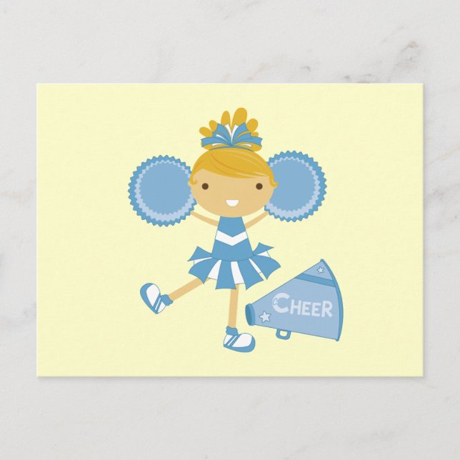 Cheerlead i Blue Vykort (Framsida)