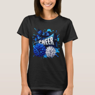 Cheerlead Megaphone & Pom-Poms - Cheer Squad T Shirt