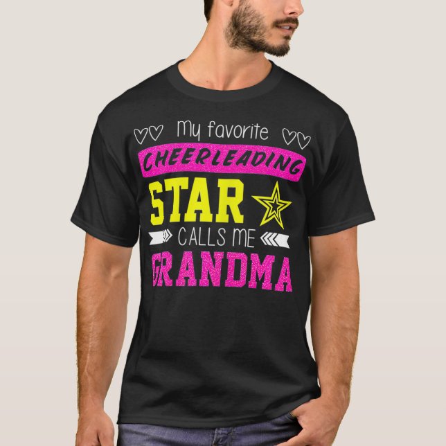 Cheerlead My Favorite CheerLedare ringer mig T Shirt (Framsida)