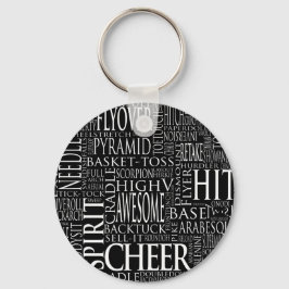 Cheerlead Ord Cloud Nyckelring